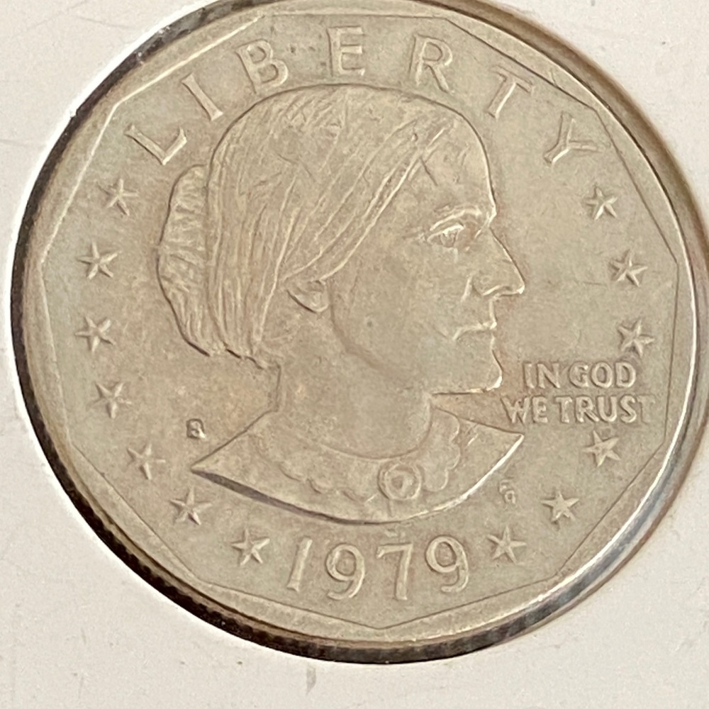 Vintage 1979 S Susan B Anthony One Dollar Coin
